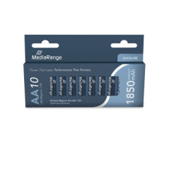 Pilas alcalinas MediaRange AA (LR6), 1,5 V – pack de 10