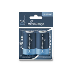  Pilhas Alcalinas Premium Mono D|LR20|1.5V, Pack 2 Unidades MEDIARANGE