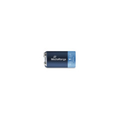  Pilhas Alcalinas Premium E-Block|6LR61|9V, 1 Unidades MEDIARANGE