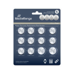 Pilhas de botão de lítio MediaRange CR2016/CR2025/CR2032