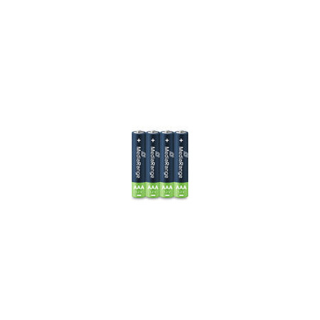 MediaRange Rechargeable NiMH Accus, Micro AAA|HR03|1.2V, Pack 4