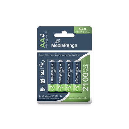 MediaRange AA (HR6) 1.2 V rechargeable Ni-MH batteries