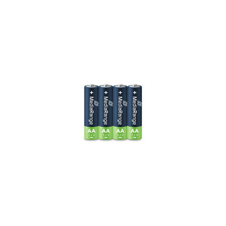MediaRange Batterie ricaricabili NiMH, stilo AA|HR6|1,2V, pack 4