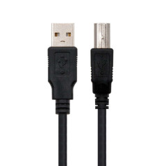 USB-A 2.0 Kabel, männlich zu USB-B, männlich, 1,80 m