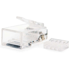 Fichas RJ45 Cat.6 UTP 8 fios (NANOCable) - 10 unidades