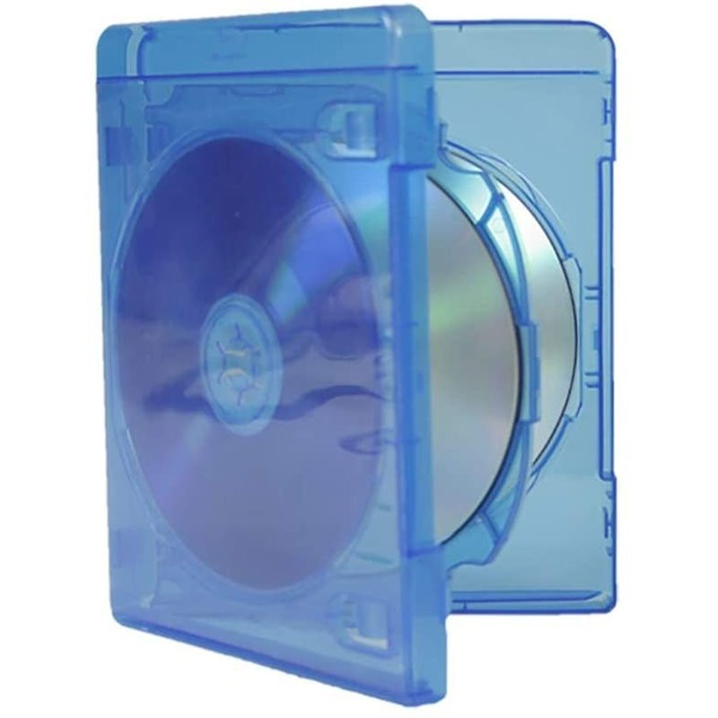 Blu-ray-Hülle für 4 Discs 14mm Blau MediaRange Blu-ray-Hülle für 4 Discs 14mm Blau MediaRange