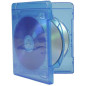 Caixa BluRay para 4 Discos 14mm Azul MediaRange Caixa BluRay para 4 Discos 14mm Azul MediaRange