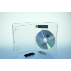 Cover per 1 Pendrive USB + 1 Disc - 14mm - Alta Qualità