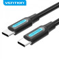 Cable USB-C Macho a USB-C Macho - 1.5m 3A - PD60W Cable USB-C Macho a USB-C Macho - 1.5m 3A - PD60W