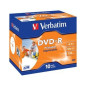 Verbatim DVD-R AZO 4,7GB 16X breite bedruckbare Oberfläche Jewelcase Pack 10