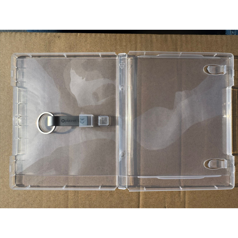 Custodia In Pelle PU Per Chiavette USB Con Portachiavi - 9x3,2 Cm - Protettiva Per Unità Flash - Ideale Per Studenti E Insegnanti - 4