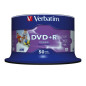 Verbatim DVD+R AZO 4,7GB 16X breite bedruckbare Oberfläche Non-ID Spindel 50