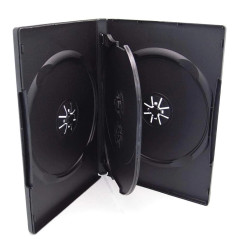 Capa DVD 4 Discos 14mm Preta MediaRange