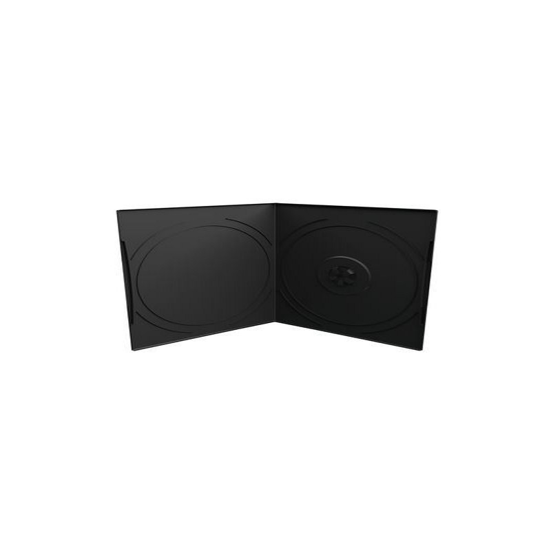 Capa CD/DVD 7mm, Pocket-Sized, 1 Disc, Preto