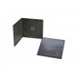Custodia CD/DVD 7mm, formato tascabile, 1 disco, nera