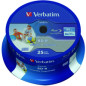 Verbatim BD-R HTL singolo strato DL+ 25GB 6X superficie stampabile wide Hard Coat campana 25