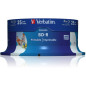 Verbatim BD-R HTL Single Layer DL+ 25GB 6X breite bedruckbare Oberfläche Hard Coat Spindel 25