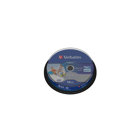 Verbatim BD-R 25 GB 6x bedruckbar – Spindel 10 | DVDi.es