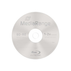MediaRange BD-RE Riscrivibile 25GB 2x, campana 10
