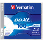 BD-R Verbatim XL 100GB 4x Imprimible inkjet wide Jewel Case