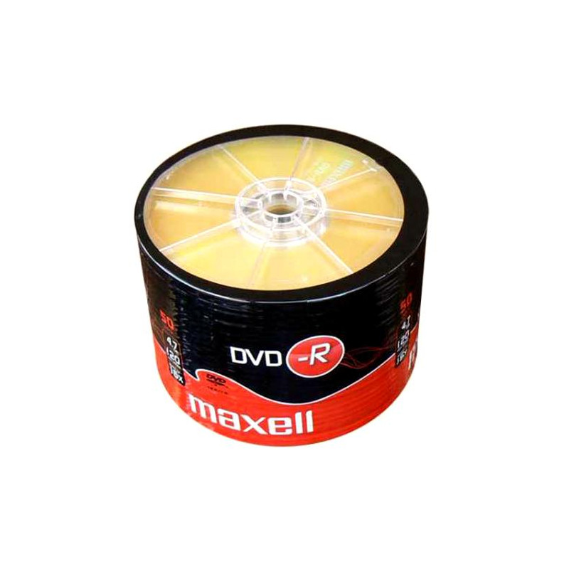 DVD-R Maxell 4,7GB 16x - 120min - Pack 50