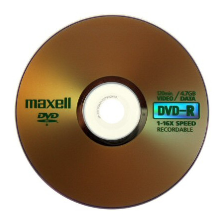 DVD-R Maxell 4,7GB 16x - 120min - Pack 50