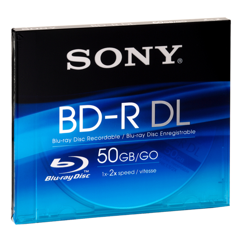 BD-R Sony DL 50 Go 4X - 1 Jewelcase BD-R Sony DL 50 Go 4X - 1 Jewelcase