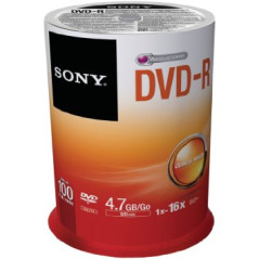 Sony DVD-R 4,7 Go 16x – 100 pcs | DVDi.es