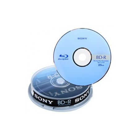 Sony BD-R 25 Go 6x – 10 pcs | DVDi.es