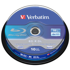 Verbatim BD-R DL 50 GB 6x – 10 unid. | DVDi.es