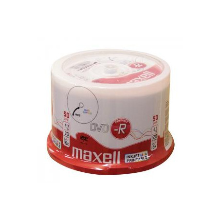 Maxell DVD-R 4,7 GB 16x stampabile – 50 pz. | DVDi.es