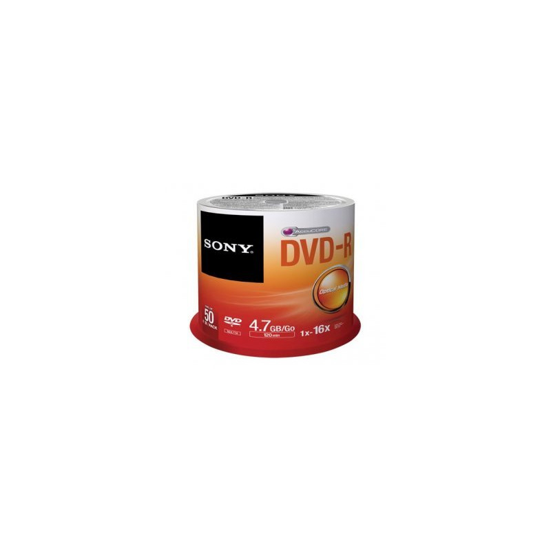 DVD-R Sony 4,7 Go - 120 min 16X Pack 50