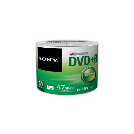 DVD+R Sony 4.7GB 50DPR47SB 16x Pack 50                                                  .