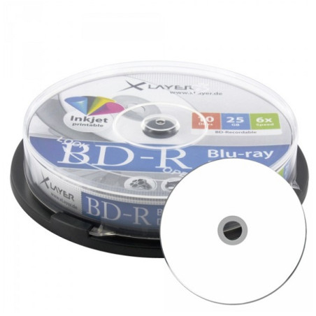 BD-R Xlayer 25GB imprimible 4x pack 10