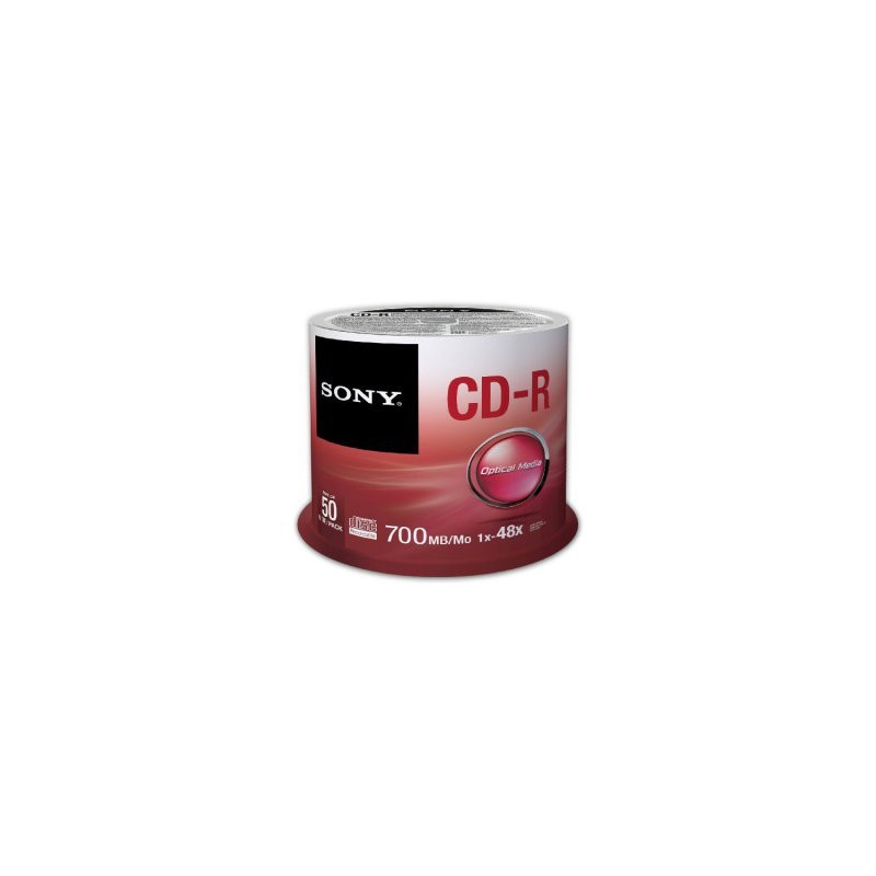 CD-R Sony 48x 700MB - 80min Pack 50