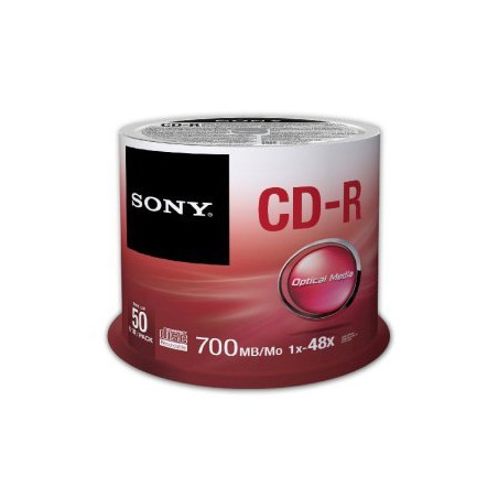 Sony CD-R 700 Mo 48x – 50 pcs | DVDi.es