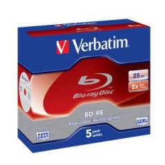 Verbatim BD-RE 25 GB 2x – Jewelcase 5 Stk. | DVDi.es