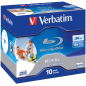 BD-R Verbatim 50GB 6x Jewelcase breit bedruckbar No ID Hard Coat - 10 Stk.
