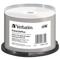 Verbatim DVD-R 4,7 GB 16x stampabile – Campana 50 | DVDi.es