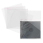 Pack 100 - buste trasparenti per custodie Jewelcase 10,4mm