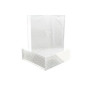 CD-Slimcase für 1 Disc, 5,2mm, mattiertes/transparentes Tray