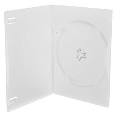 Custodia DVD slim per 1 disco, 7 mm, colore trasparente