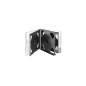 MediaRange Caja CD Jewelcase para 6 discos, 22mm, bandeja negra