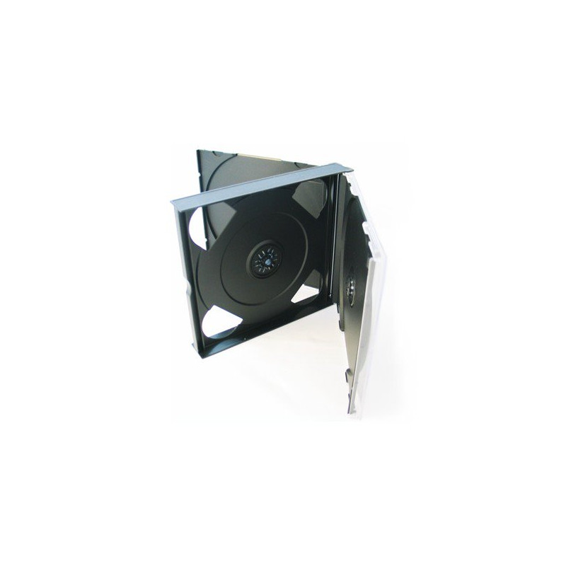 MediaRange Boîtier CD Jewelcase pour 4 disques, 22mm, plateau noir MediaRange Boîtier CD Jewelcase pour 4 disques, 22mm, plateau noir