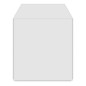 Pochettes plastique avec rabat adhésif pour 1 disque, transparentes, pack 50