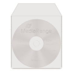 Buste in plastica per CD/DVD autoadesive, colore trasparente