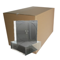 Alta Qualidade - CD Slimcase for 1 disc, 5.2mm, machine packing grade, black tray