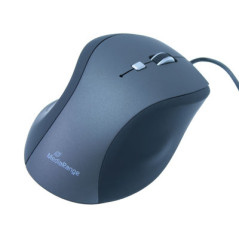 MediaRange Optical 5-button mouse, com fio, Black/Grey