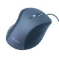 MediaRange Mouse ottico a 5 tasti, con filo, nero/grigio