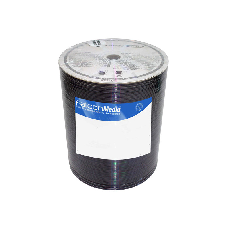 FalconMedia Pro Basic CD-R 700MB|80min 52x, hub blanco Codonics imprimible inkjet, BOS 100HP